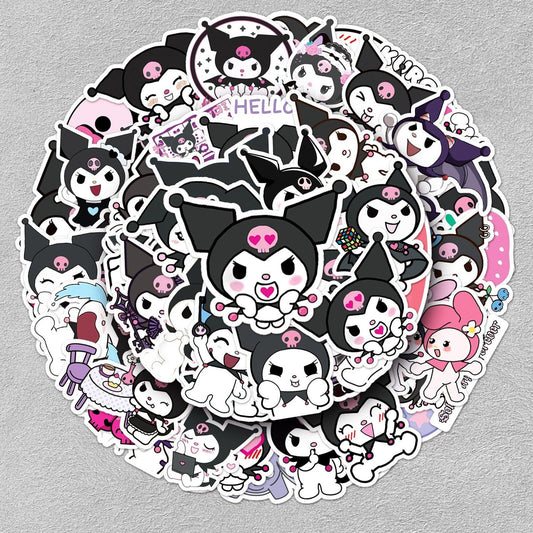 1049 （50 Kurome Animated Sanrio Stickers） - Memo Journals