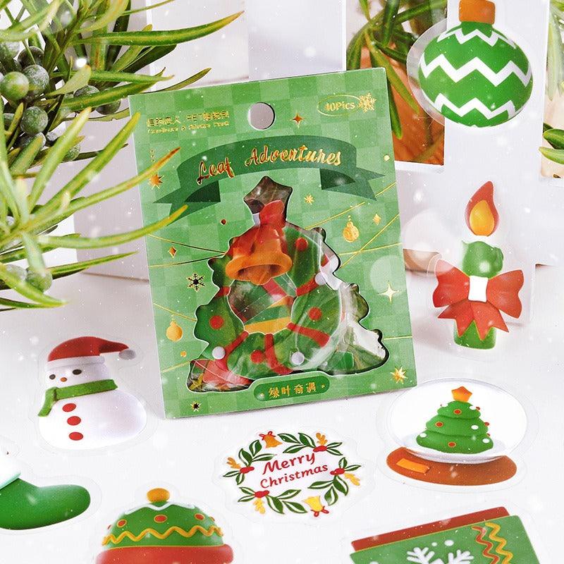 1085 PET Sticker Pack Christmas Wishing Star Series - Memo Journals