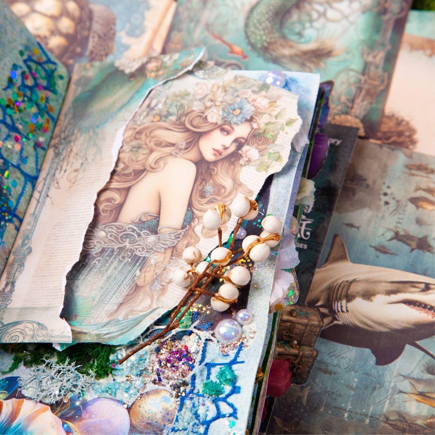 2031 Material Paper Fantasy Underwater Series - Memo Journals