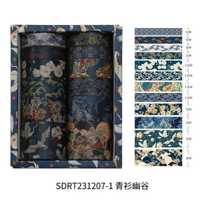 3032 Kyoto Smoke and Clouds Series Hand Tape - Memo Journals