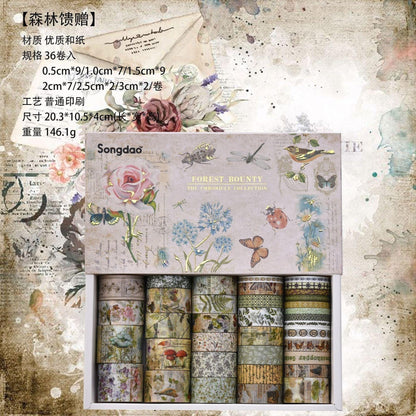 3034 Hot Stamping Washi Tape Set - Memo Journals