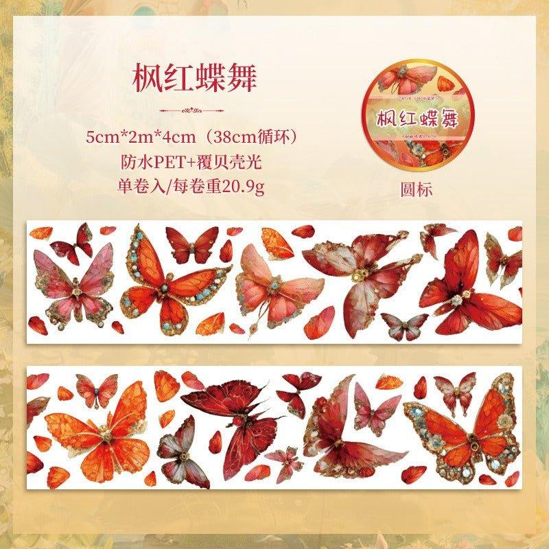 3038 Tape Flutter Butterfly Series - Memo Journals