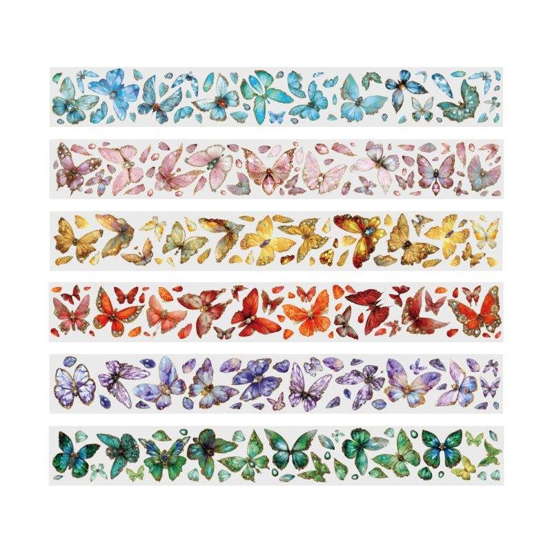 3038 Tape Flutter Butterfly Series - Memo Journals