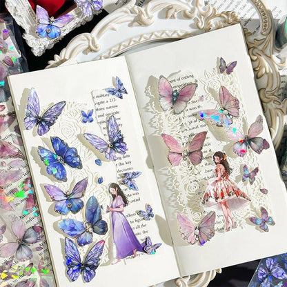 3038 Tape Flutter Butterfly Series - Memo Journals