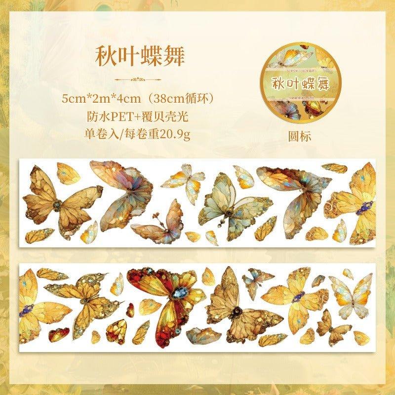 3038 Tape Flutter Butterfly Series - Memo Journals