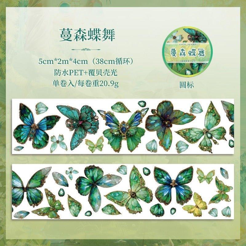 3038 Tape Flutter Butterfly Series - Memo Journals