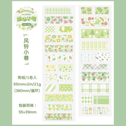 3046 Washiashi Tape Sweetheart Grid Series - Memo Journals