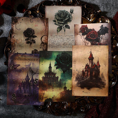 2035 Paper stock Gothic Dance Series - Memo Journals