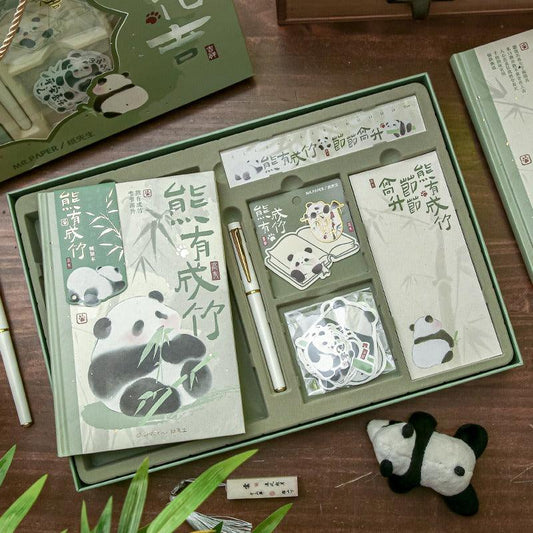 4011 Hardcover Book Gift Box Panda's Coming Series - Memo Journals