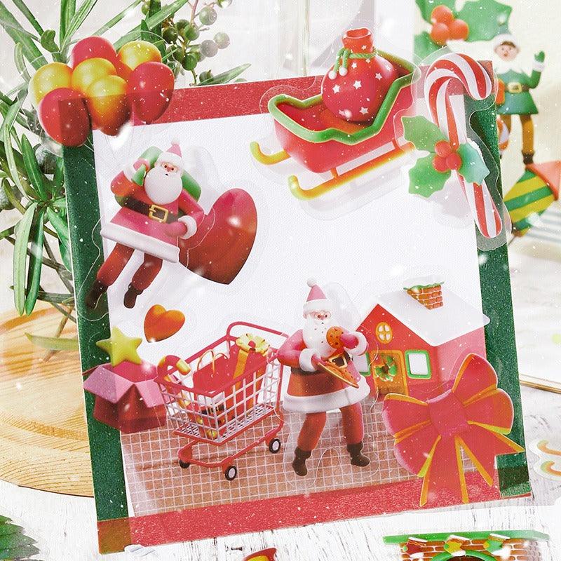 1085 PET Sticker Pack Christmas Wishing Star Series - Memo Journals