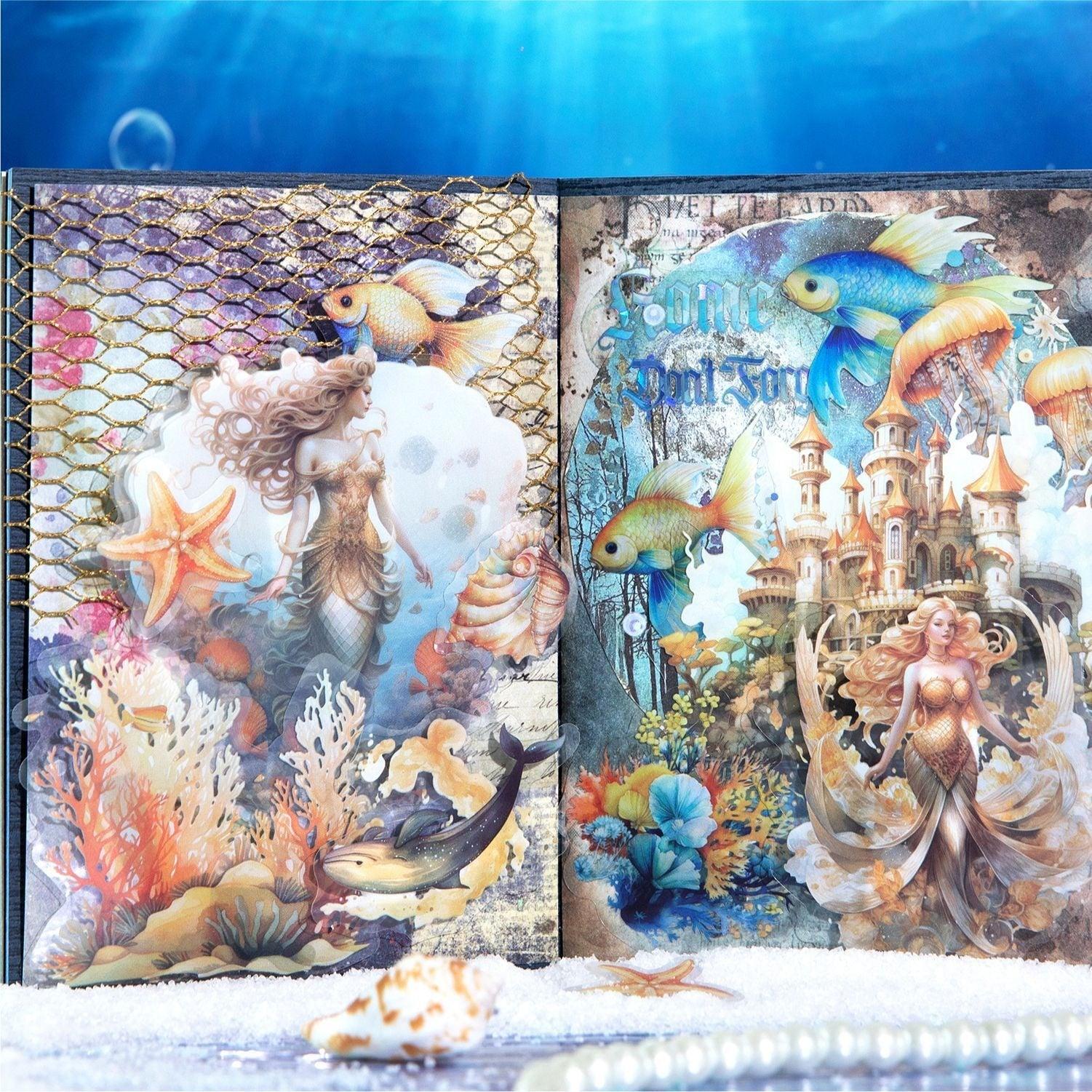 1198 PET Sticker Pack Ocean View Series - Memo Journals