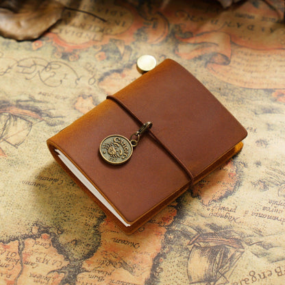 4025 Handbook MINI loose-leaf cowhide pocket diary notebook - Memo Journals