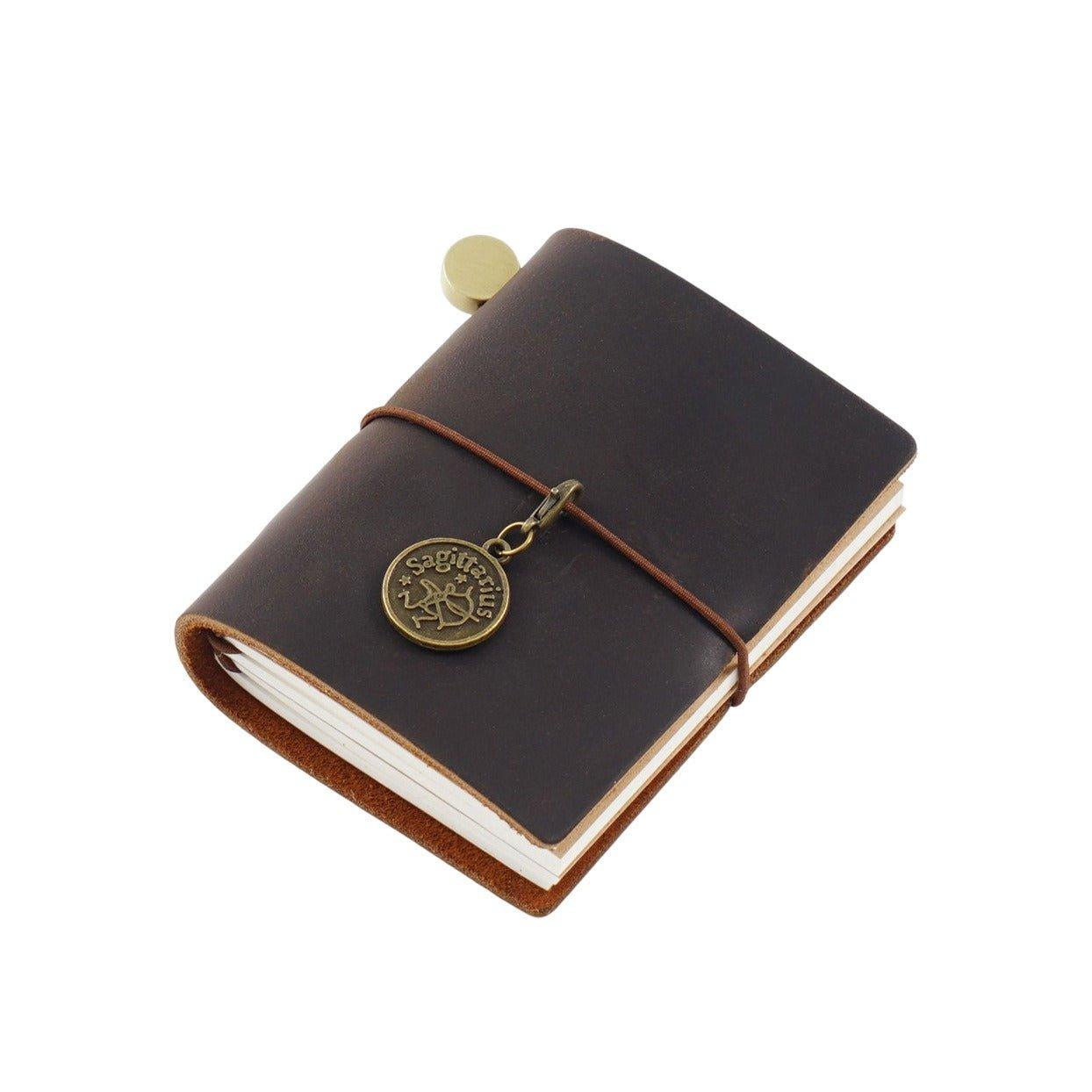 4025 Handbook MINI loose-leaf cowhide pocket diary notebook - Memo Journals