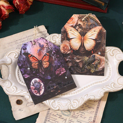 2036 Gugu Forest Material Paper Romantic Butterfly Print Series - Memo Journals