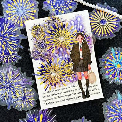 1072 Stickers Smoke Stars Like Rain Series - Memo Journals