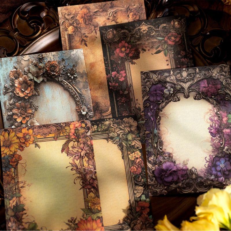 2038 Material Paper Fragrant Flower Shadow Series - Memo Journals