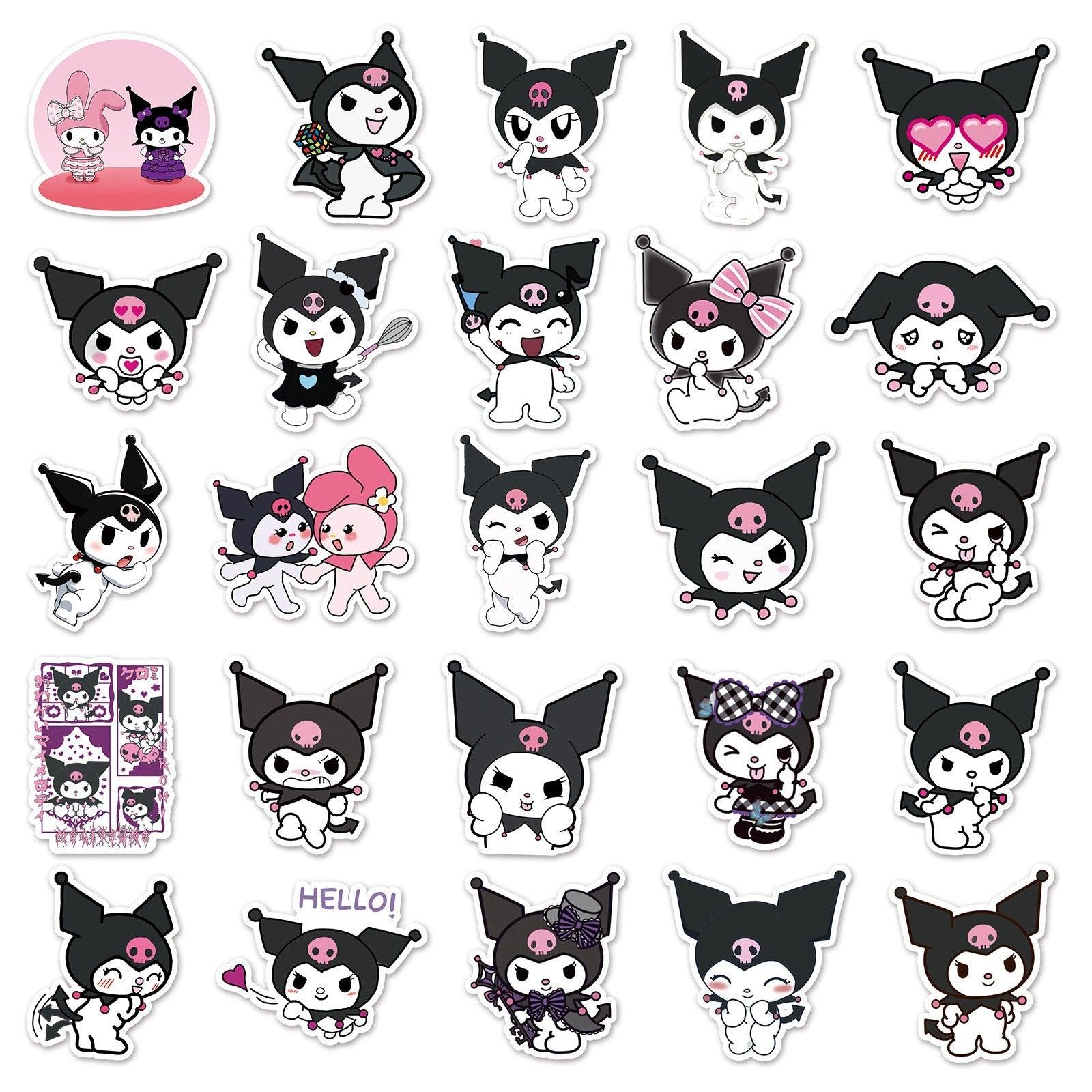 1049 （50 Kurome Animated Sanrio Stickers） - Memo Journals