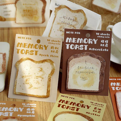 2043 Sticky Notes Memory Bread Series Sticky Notes Message Paper - Memo Journals