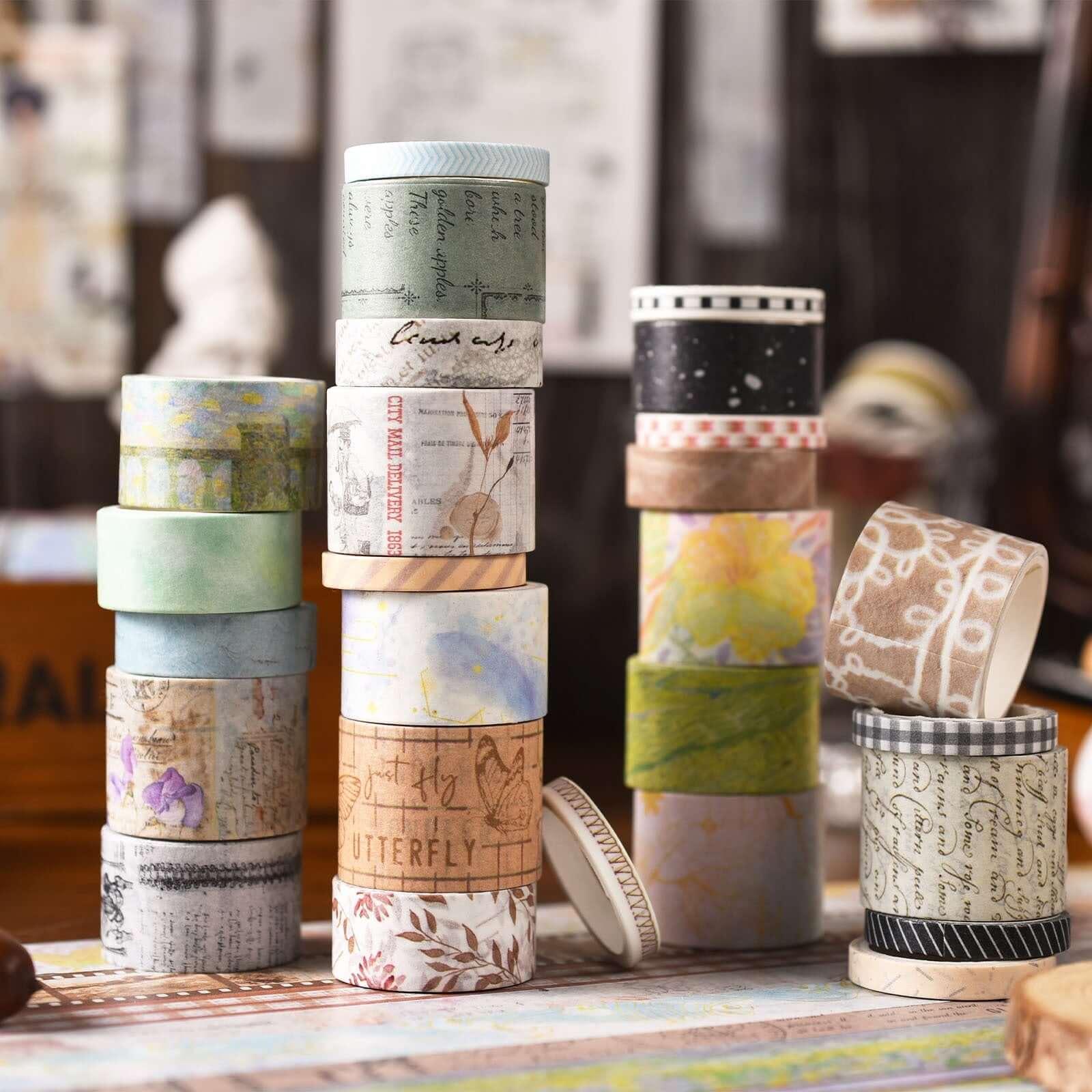 3010 （20 Volume Set Washi Tape Vintage Seal Collection） - Memo Journals