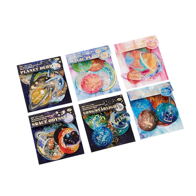 1051 Foil Sticker Pack Fantasy Planet Collection - Memo Journals