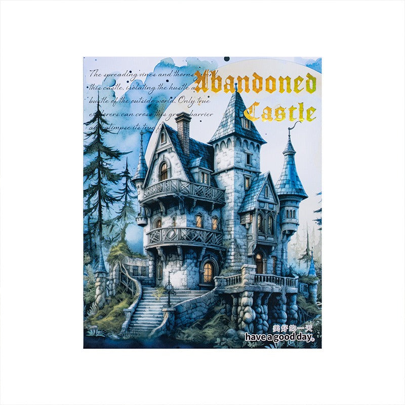 1229 Gothic Dark Castle Planner Stickers - Memo Journals