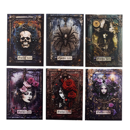 2190 Gothic Dark Theme Planner Material Paper - Memo Journals