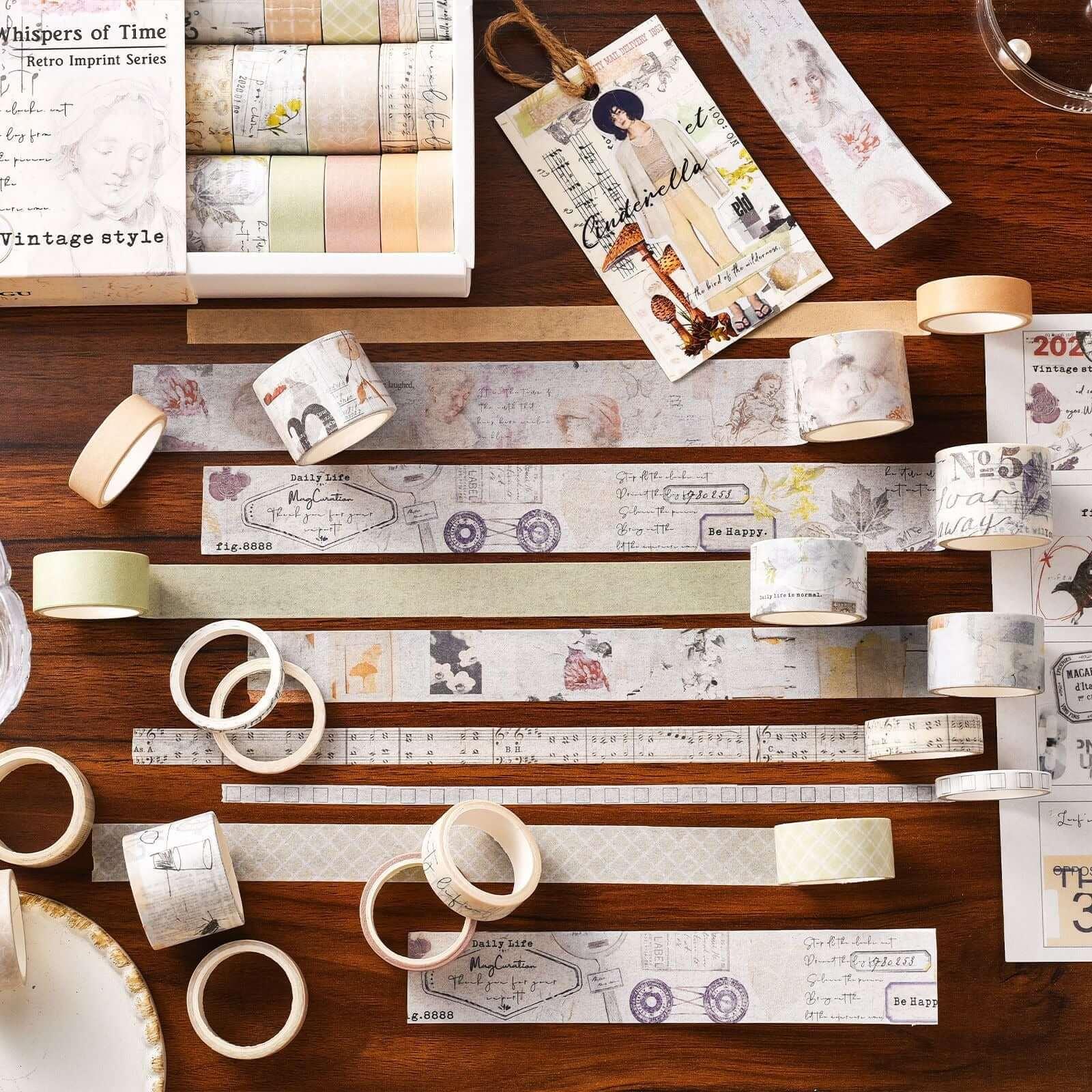 3010 （20 Volume Set Washi Tape Vintage Seal Collection） - Memo Journals