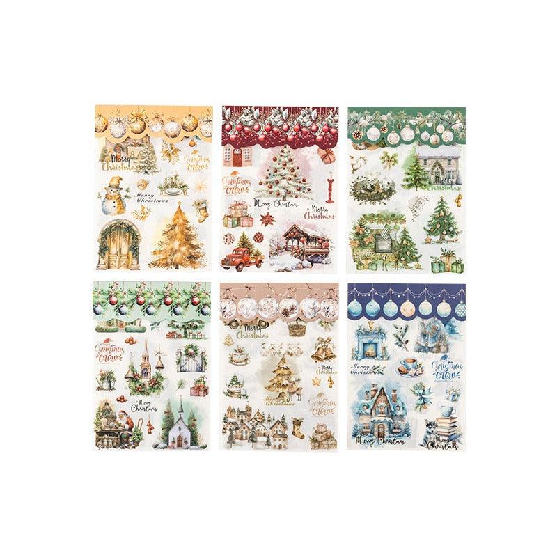 1202 Transfer Stickers Christmas Party Series - Memo Journals