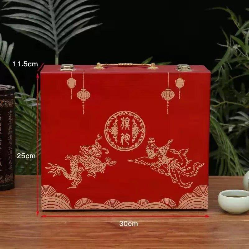 6019 Ancient Style Wooden Box Gift Box - Memo Journals