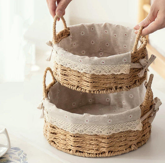 6040 Wicker Storage Basket - Memo Journals