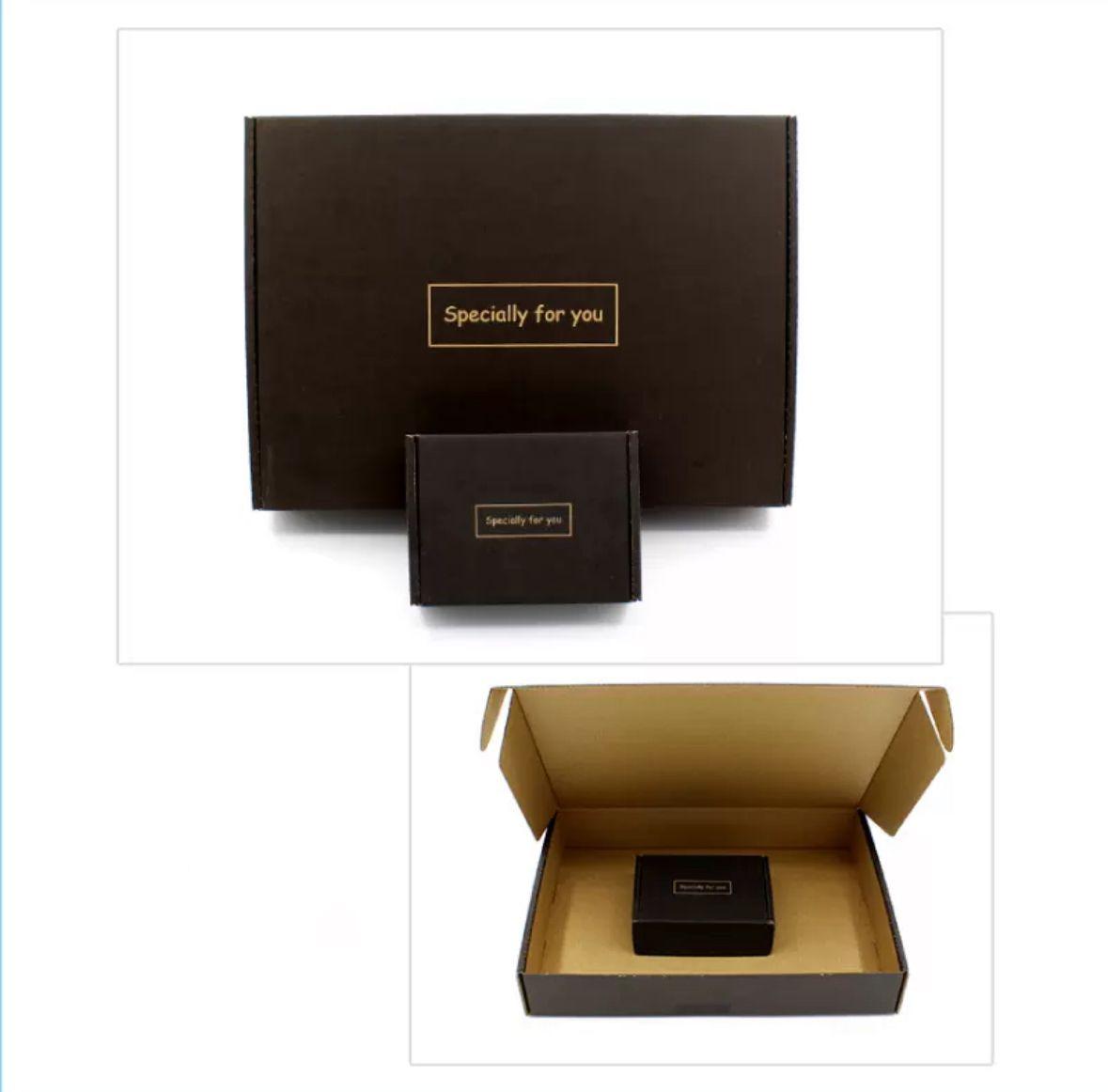 6061 Elegant Black Paperboard Box - Memo Journals