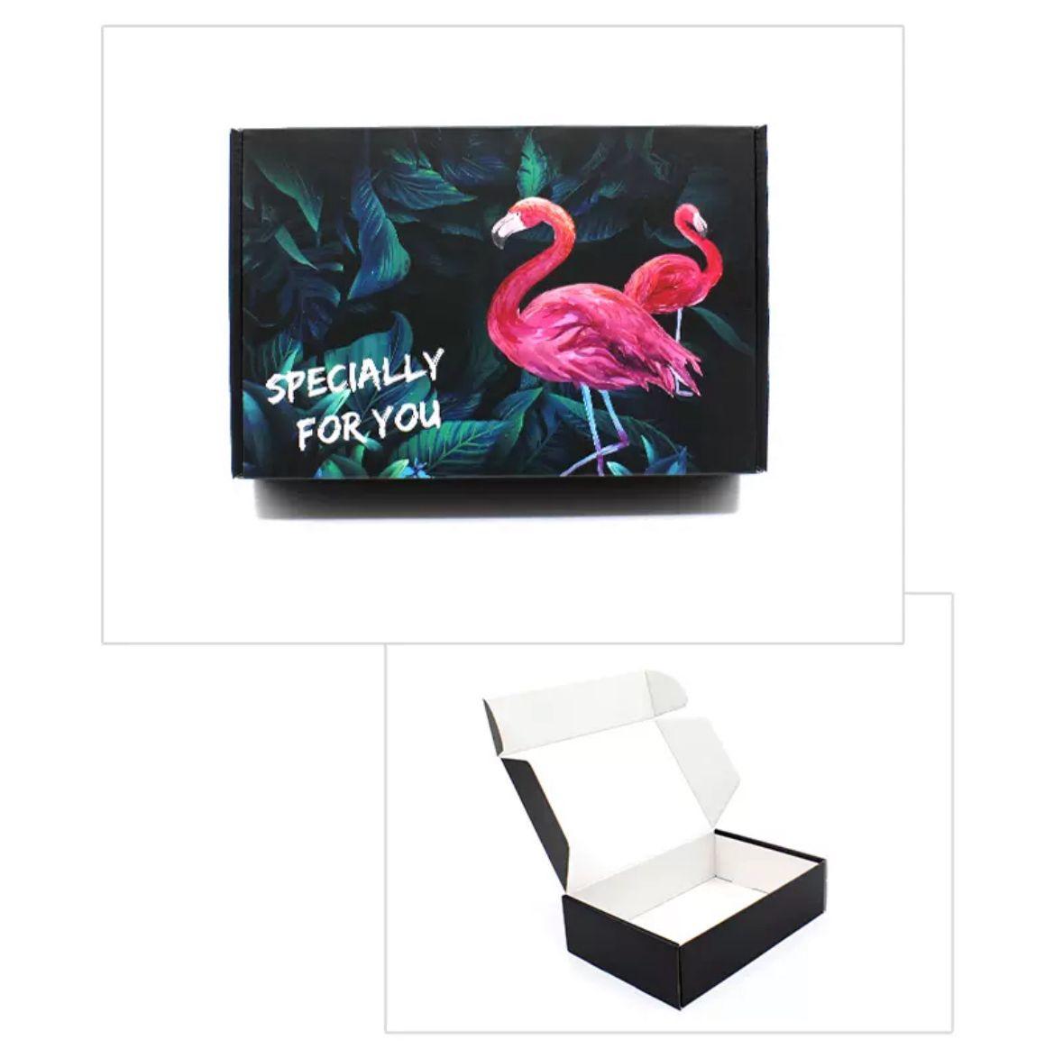 6062 Fashionable Flamingo Cardboard Box - Memo Journals