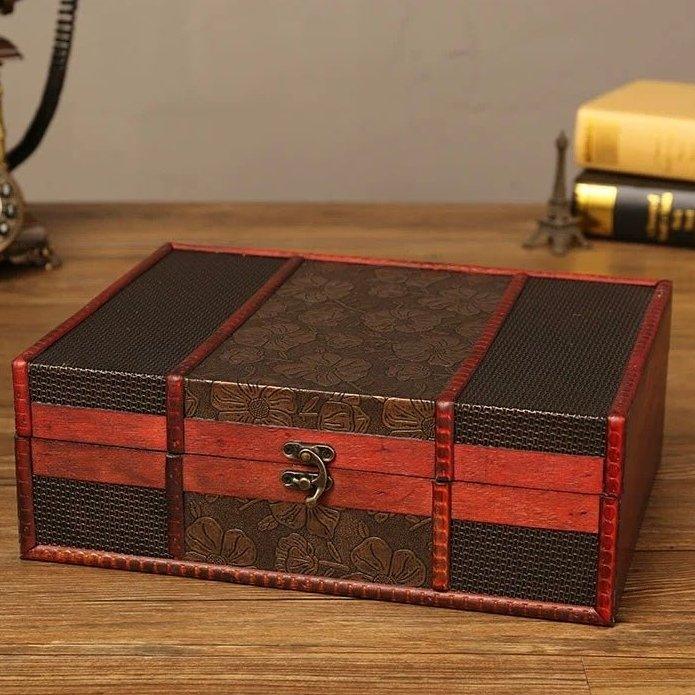 6066 Vintage Combination Lock Box - Memo Journals