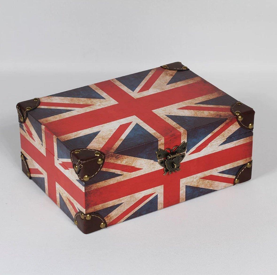 6090 Patterned Leather Storage Box - Memo Journals