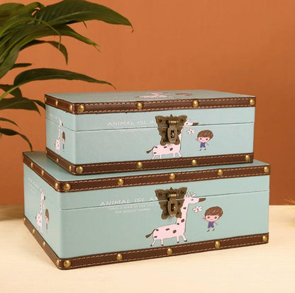 6103 Cartoon Giraffe Storage Box - Memo Journals