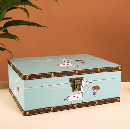 6103 Cartoon Giraffe Storage Box - Memo Journals