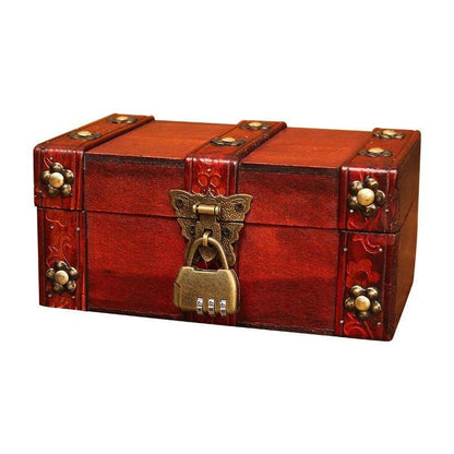 6121 European Storage Boxes Antique Wooden Boxes Jewelry Storage Boxes - Memo Journals