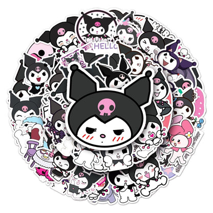 1049 （50 Kurome Animated Sanrio Stickers） - Memo Journals