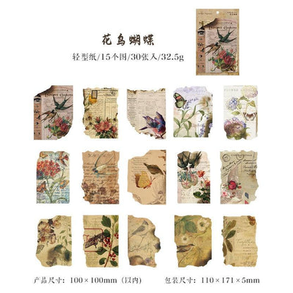 2063 Sketch Paper Nostalgia Fragments Collection - Memo Journals