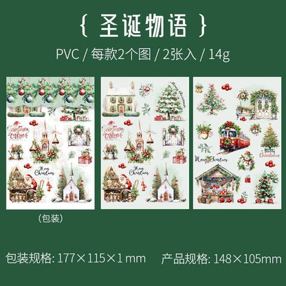 1202 Transfer Stickers Christmas Party Series - Memo Journals