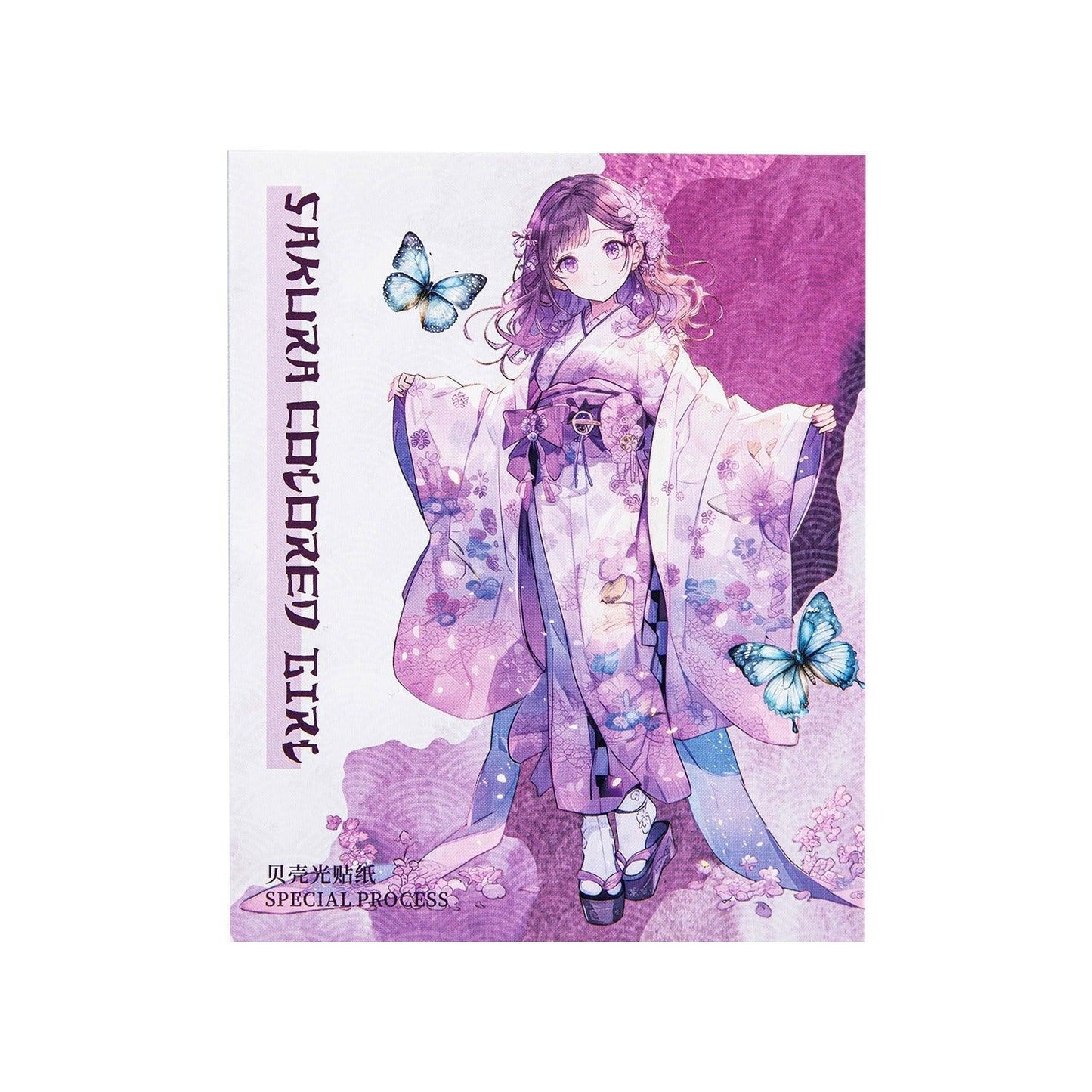 1061 PET Stickers Sakura Girls Series - Memo Journals