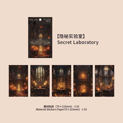 1039 Stickers Castle Darkness Series - Memo Journals