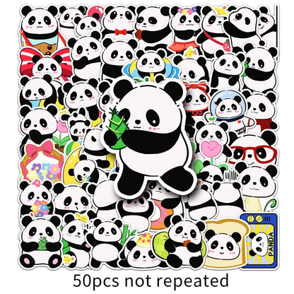 1046（50 Panda Stickers） - Memo Journals