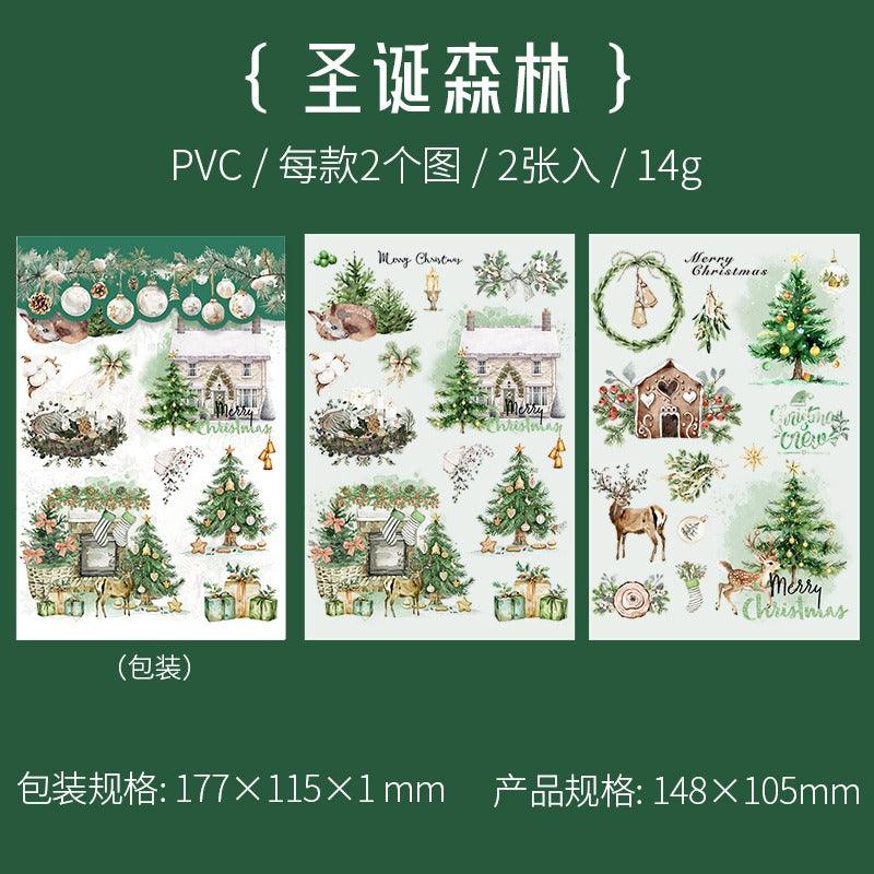 1202 Transfer Stickers Christmas Party Series - Memo Journals