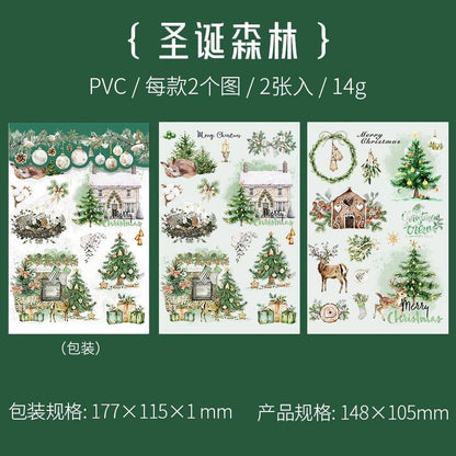 1202 Transfer Stickers Christmas Party Series - Memo Journals