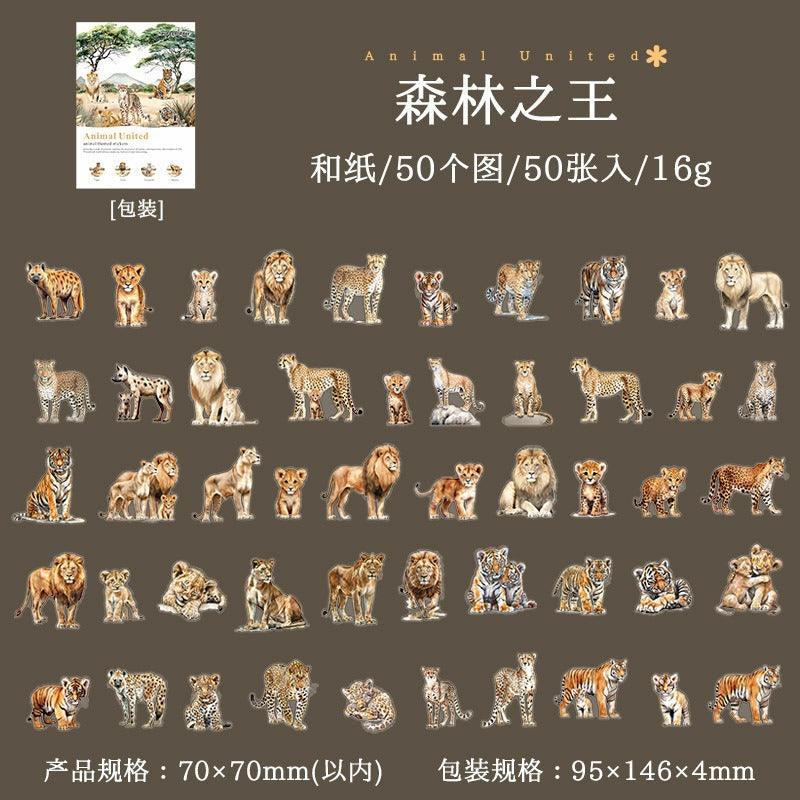 1180 Good Day Sticker Pack Animal Collector Series - Memo Journals