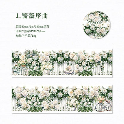 3014 Washi Tape Dream Manor Series - Memo Journals