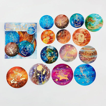 1051 Foil Sticker Pack Fantasy Planet Collection - Memo Journals