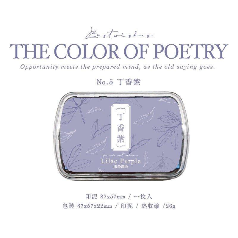 9025 Indai The Colors of Poetry Series - Memo Journals