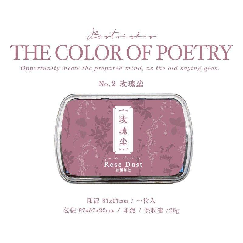 9025 Indai The Colors of Poetry Series - Memo Journals